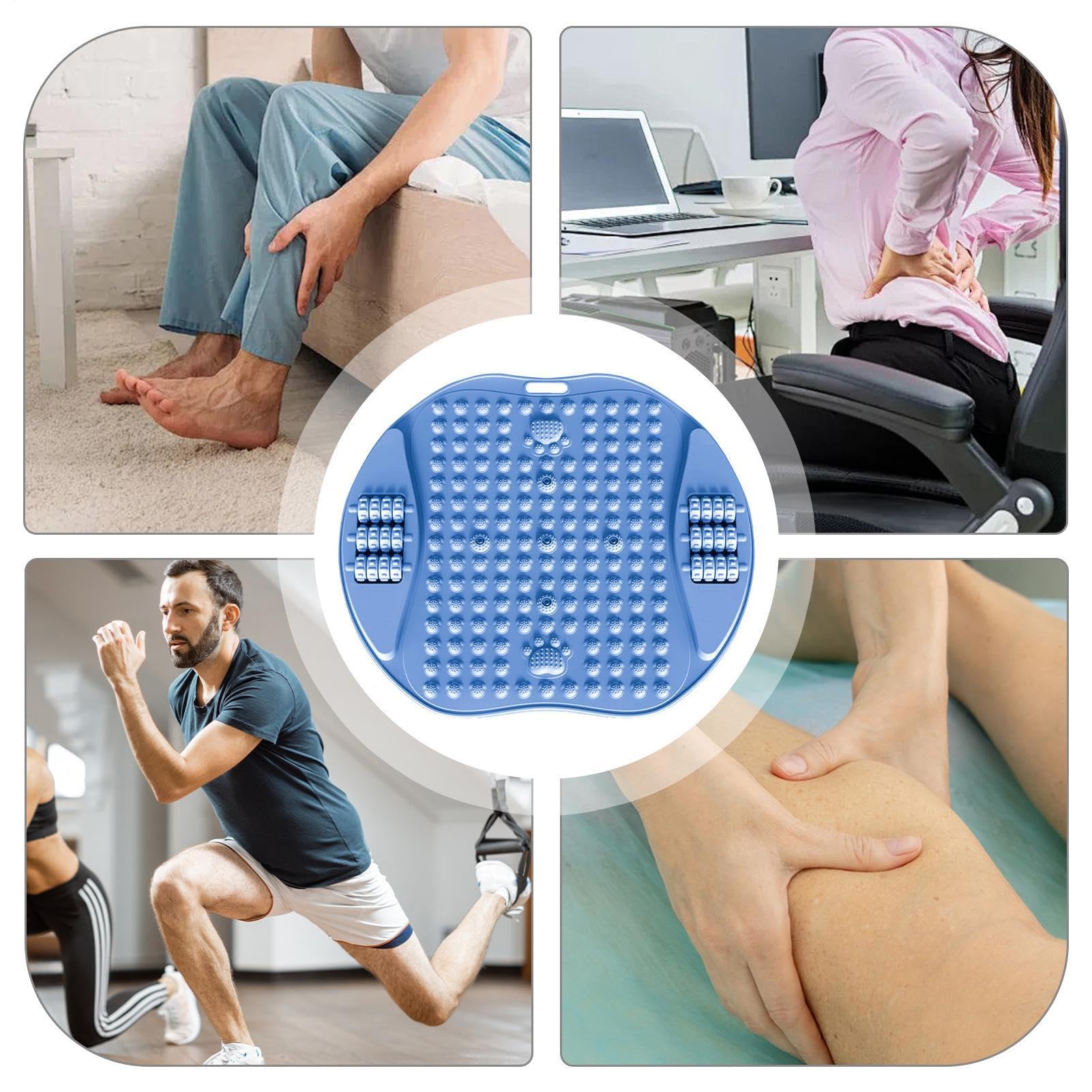 Fußdruckmatte Massagekissen Mit Fußstimulator | Rutschfeste Massageplatte Für Zuhause, Als Geschenk Für Paare, & Kollegen