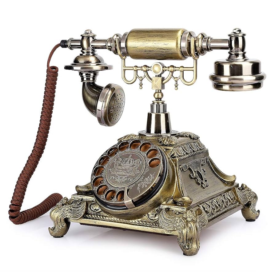 自宅電話 古典的 レトロ 電話 アンティークヴィンテージ電話 固定電話 Amazon | 古典的なレトロな電話自宅の電話アンティーク