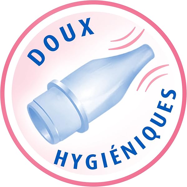 Prorhinel Embouts Jetables Mouche Bébé Manuel x20, Embouts Souples, Pour Nez Bouché et Ecoulement Nasal, Doux Hygiénique, Fabriqué en France - 3