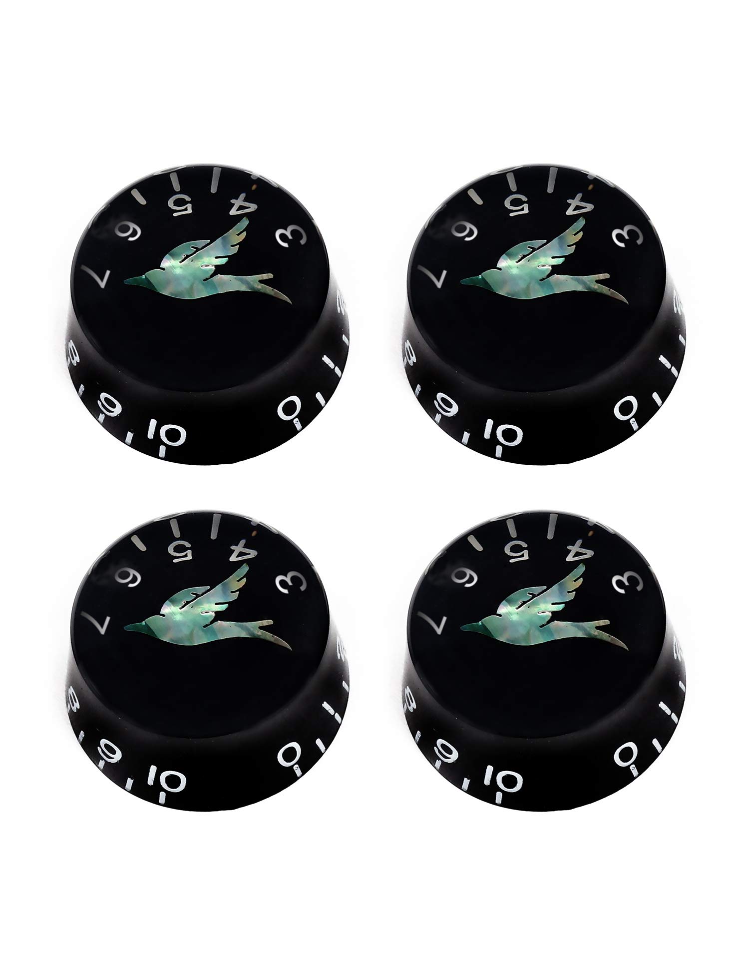 MetallorElectric Guitar Knobs, Speed Volume Tone Control Knobs Compatible with Les Paul LP Style Electric Guitar Parts Set of 4