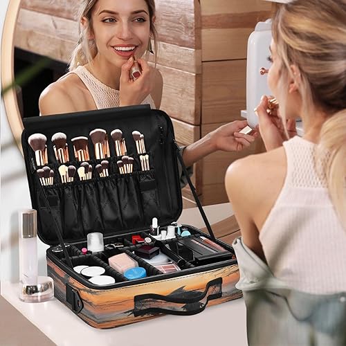 Miniatura 7 de Zathe Happy Halloween Scarecrow Pumpkin cosmetic organizer toiletry make up bag travelling large makeup bags size makeup bag bolso para guardar