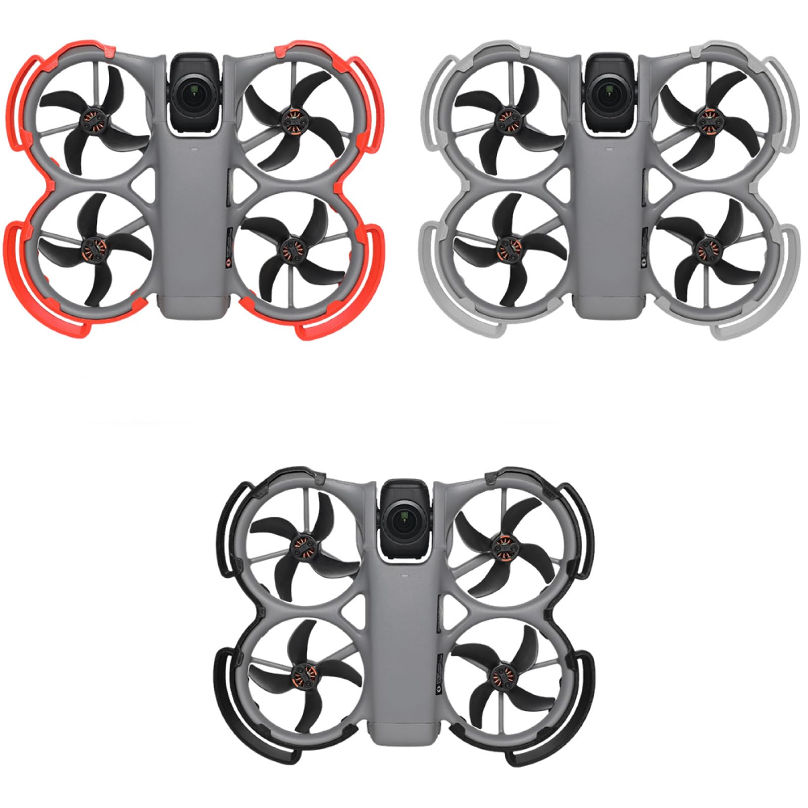 Protector ligero para DJI Avata 360 hélices del: cubierta para hélices, anticollisión, antiarañazos, amortiguador, resistente a los impactos, a prueba de daños, barra protectora, accesorios (Negro) — view 2
