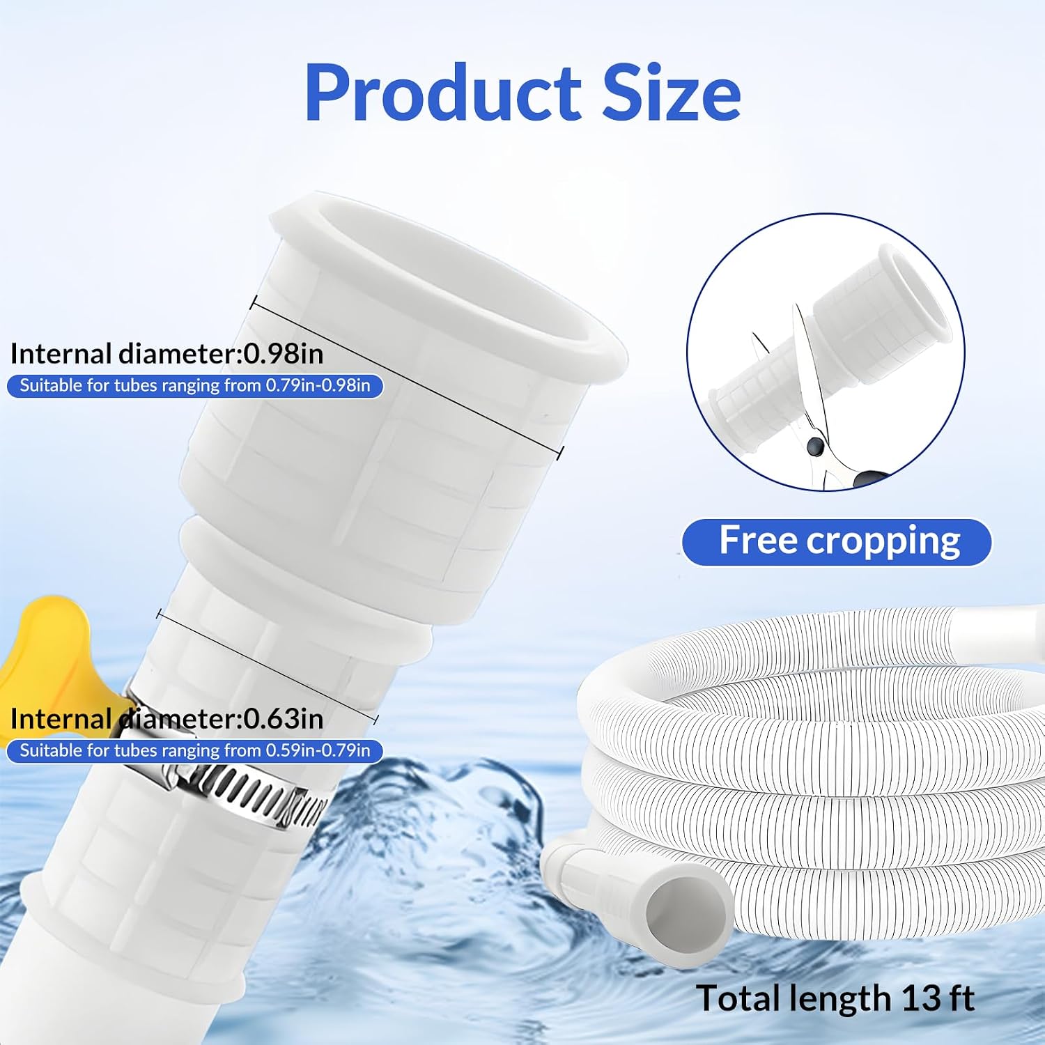 Portable Dehumidifier Drain Hose，13FT