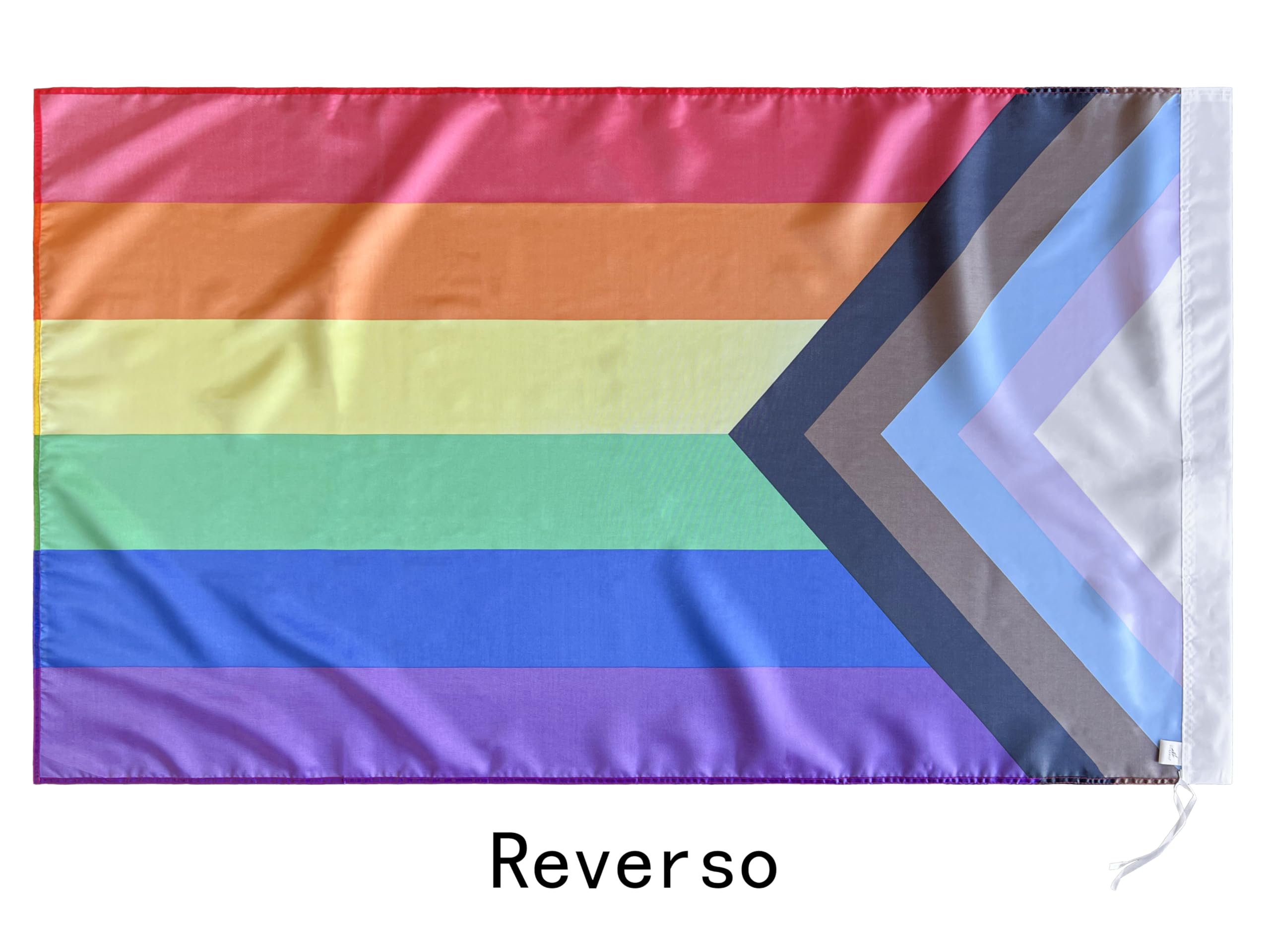 Drapeau Lgbt Progress Pride Arc-en-ciel Isolé Sur Fond Transparent Icône Couleur Originale Illustration Vectorielle Image282788123