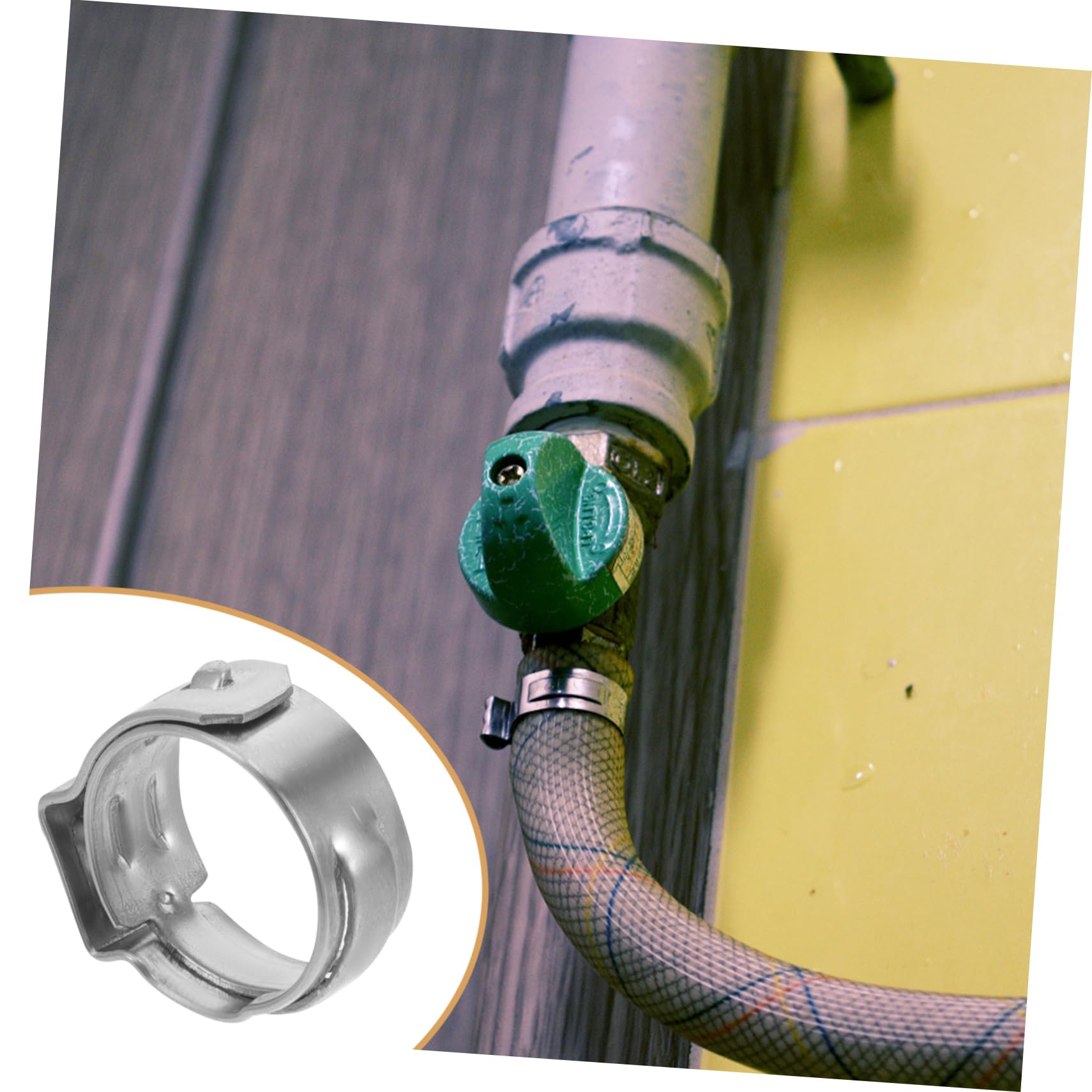 NUOBESTY 5 ensembles Collier De Serrage En Acier Inoxydable Bague De Serrage Pex Collier De Serrage Pour Tuyau Pex Bagues De Sertissage En Acier Inoxydable Colliers De 50 pièces * 5