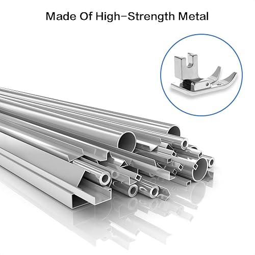 Miniatura 5 de Prensatelas universales en zigzag para máquina de coser de puntada recta para todos los cantantes de caña baja, hermano, Janome, Toyota, etc.
