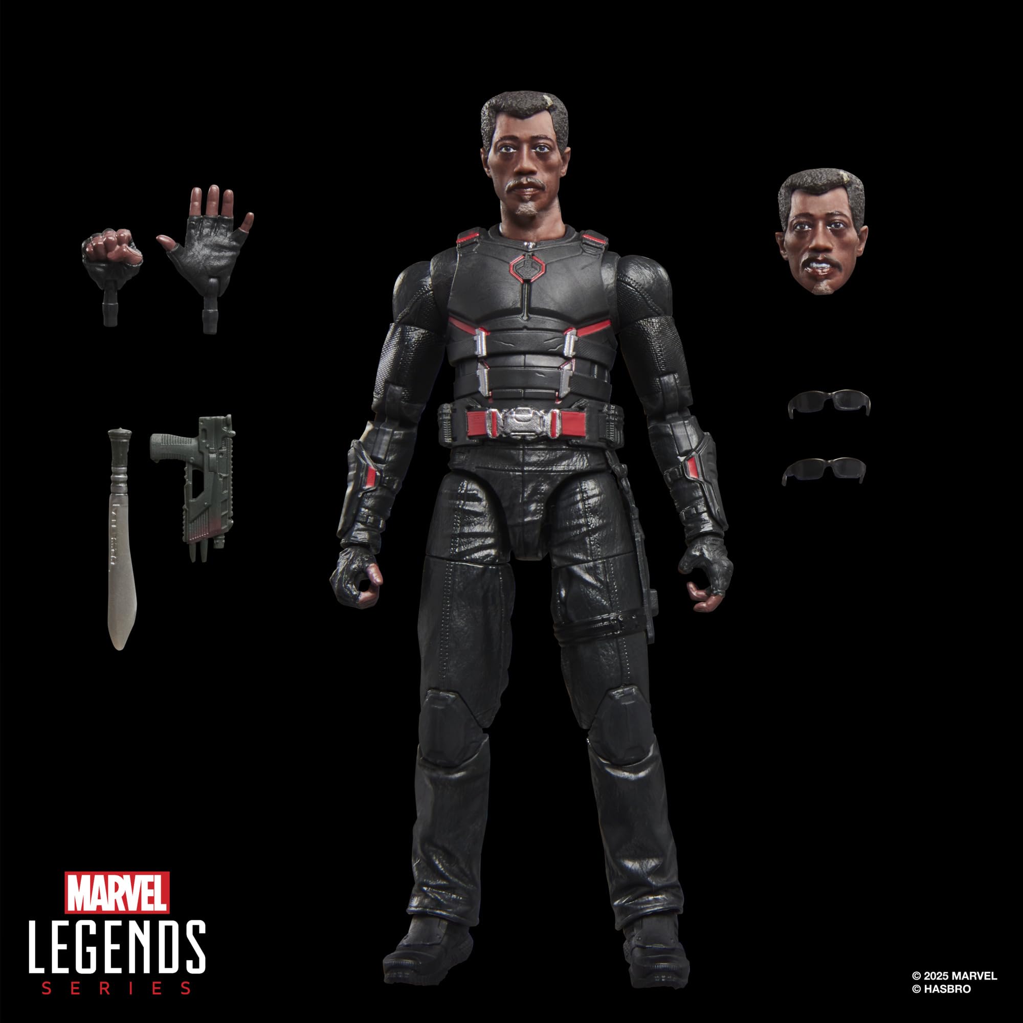 Marvel Legends Series Marvel's Blade, Marvel Studios' Deadpool & Wolverine Movie Collectible 6-Inch Action Figure Gift - Image 2