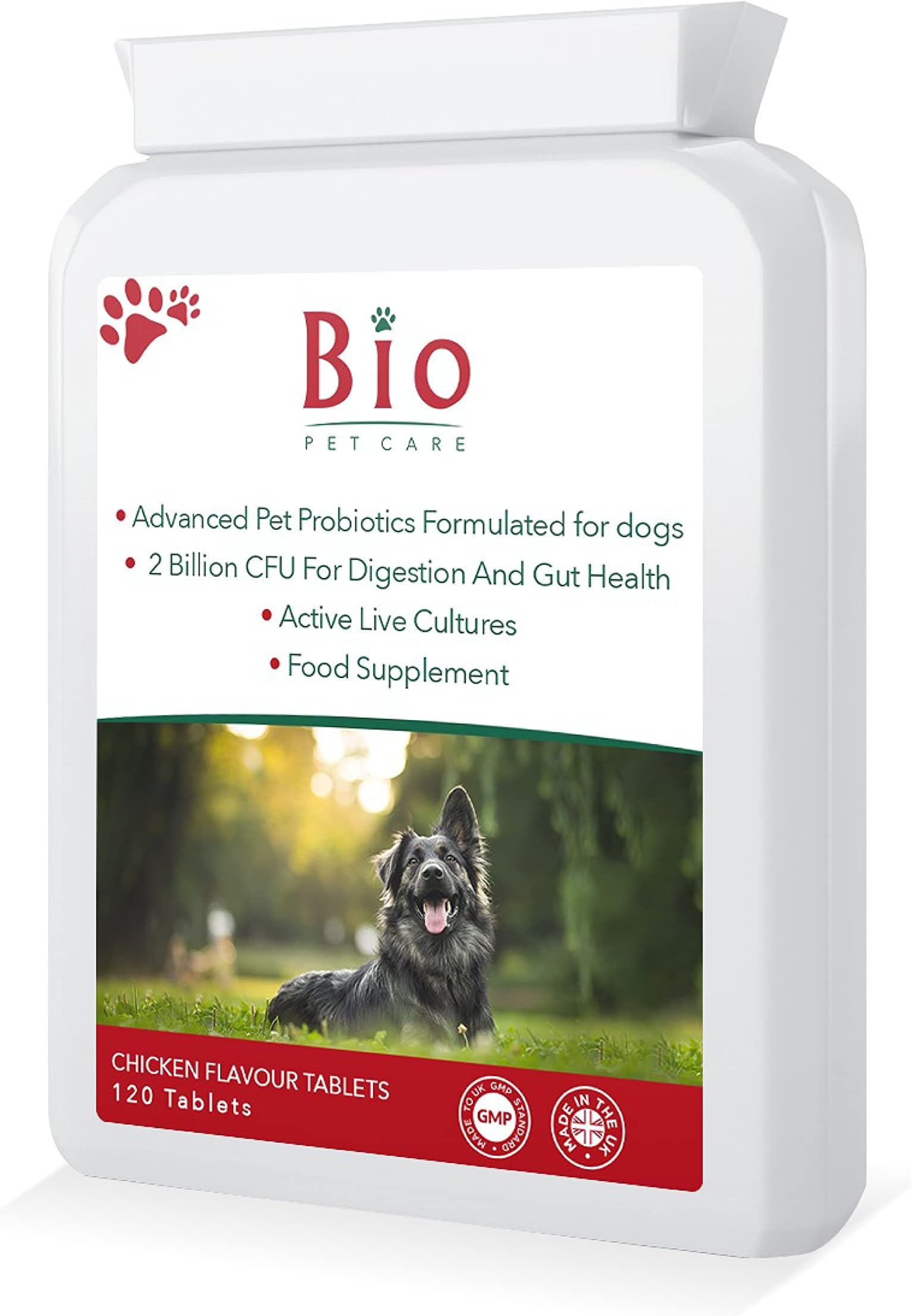 Probiotics for Dogs Gas, Diarrhoea, Allergy, Constipation, Upset Stomach Relief, with