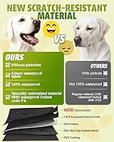 Vista 3 de Funda de asiento de coche para perros, funda de asiento para perros 600D resistente y duradera para asiento trasero, hamaca para perros 100%