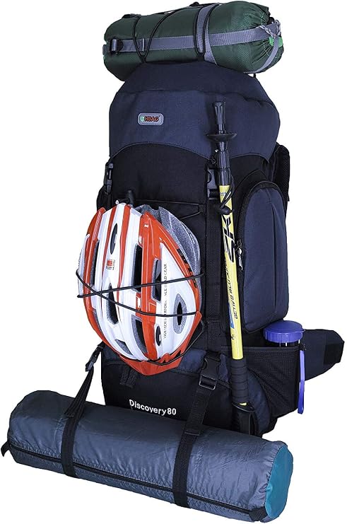 Discovery 80 Internal Frame Camping Hiking Backpack (Navy)
