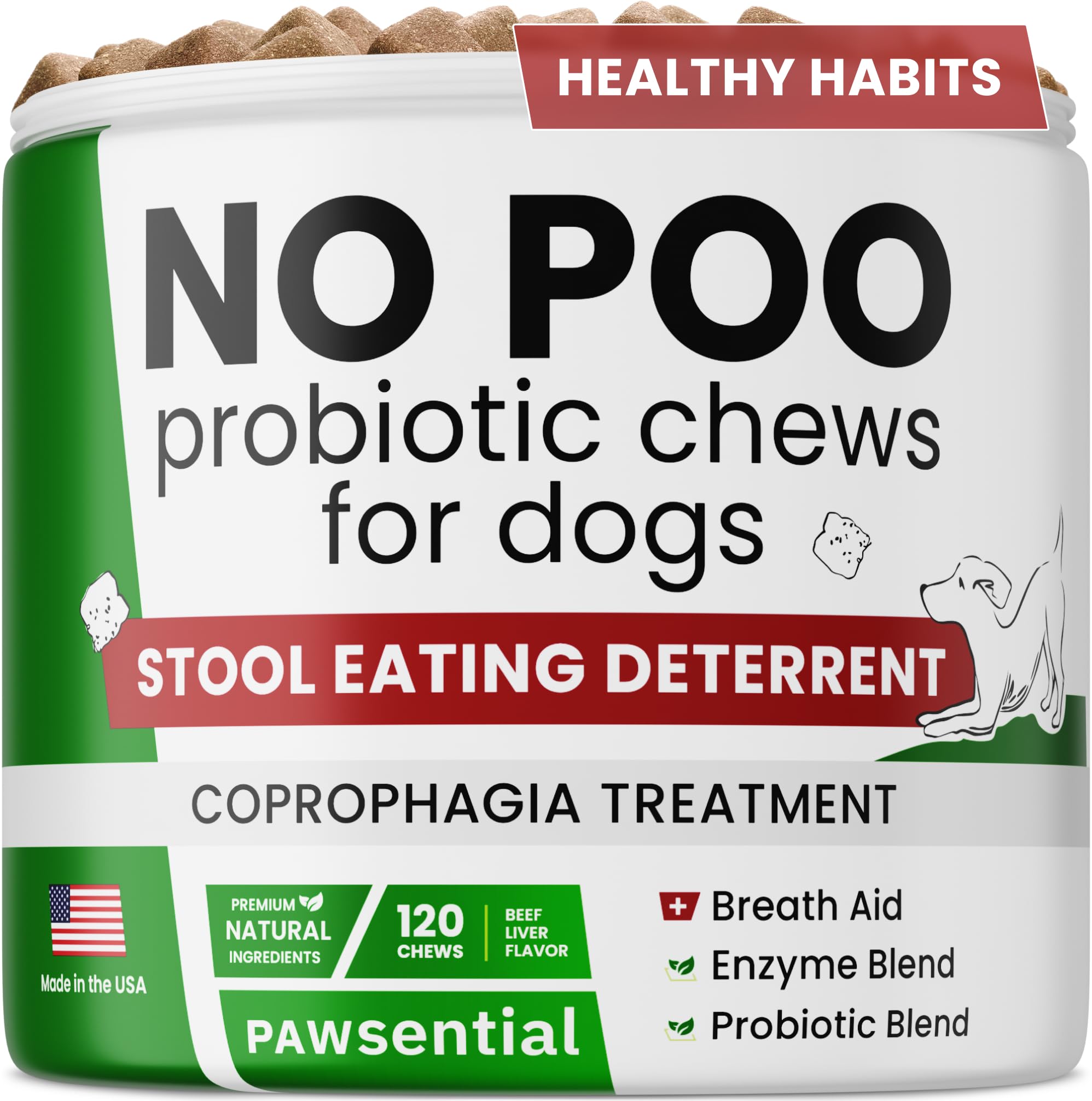 Pawsential No Poo Chews