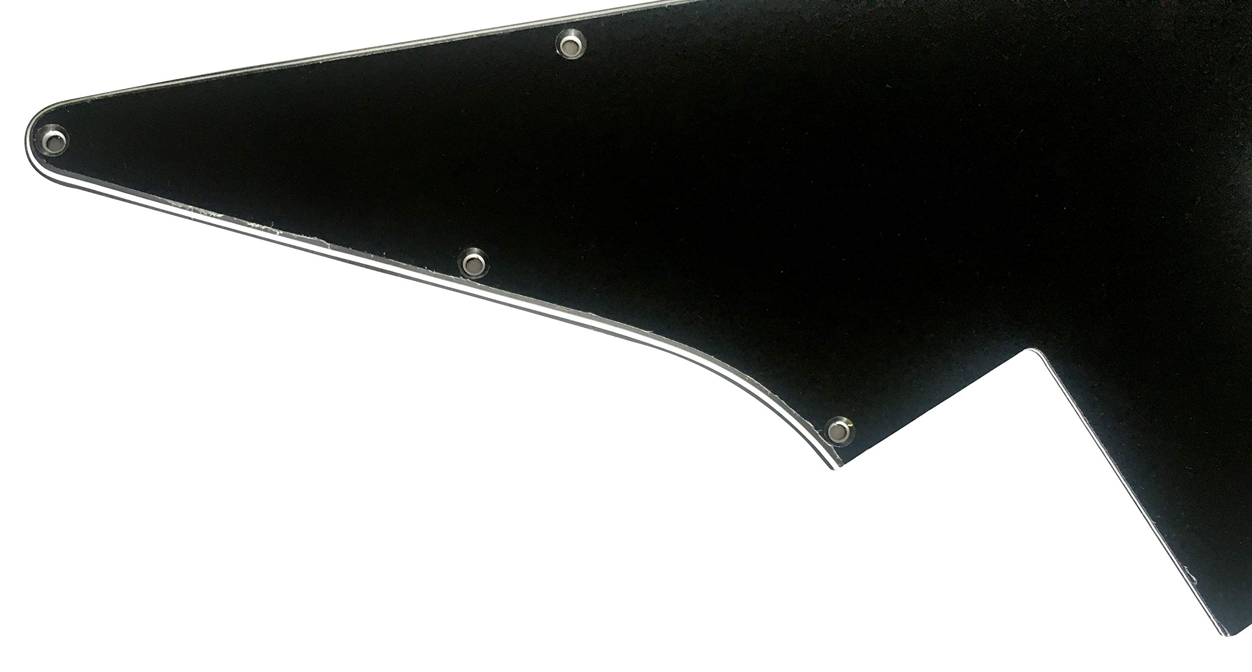Guitar Parts For Gibson Explorer 76 Reissue Blank Guitar Pickguard (3 Ply Black)