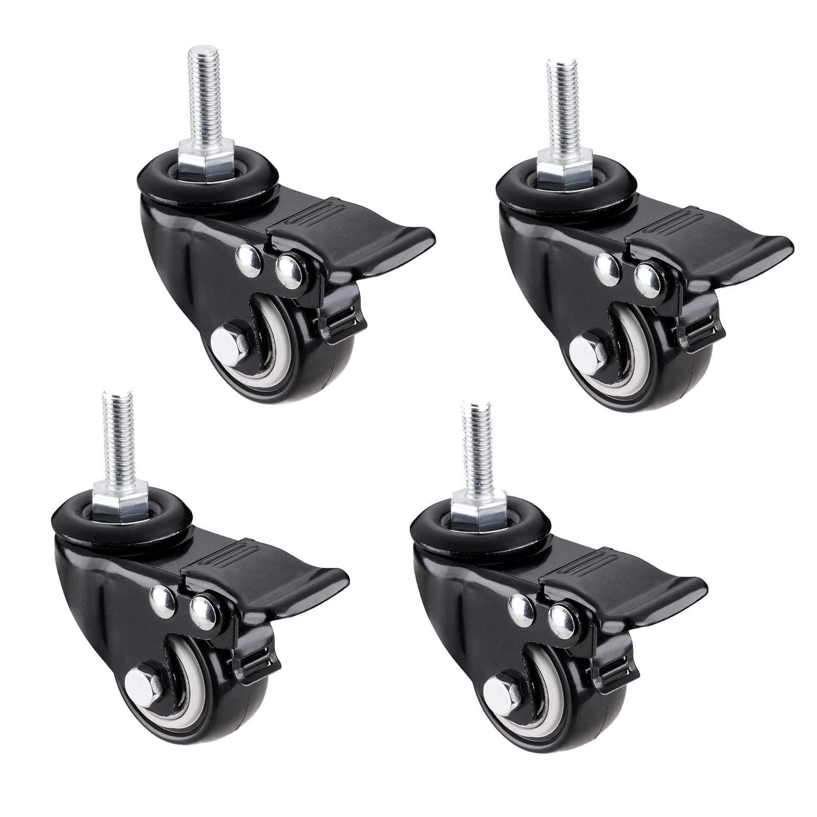 Roulettes de meubles pivotantes M12 pour déplacer facilement vos établis d'atelier