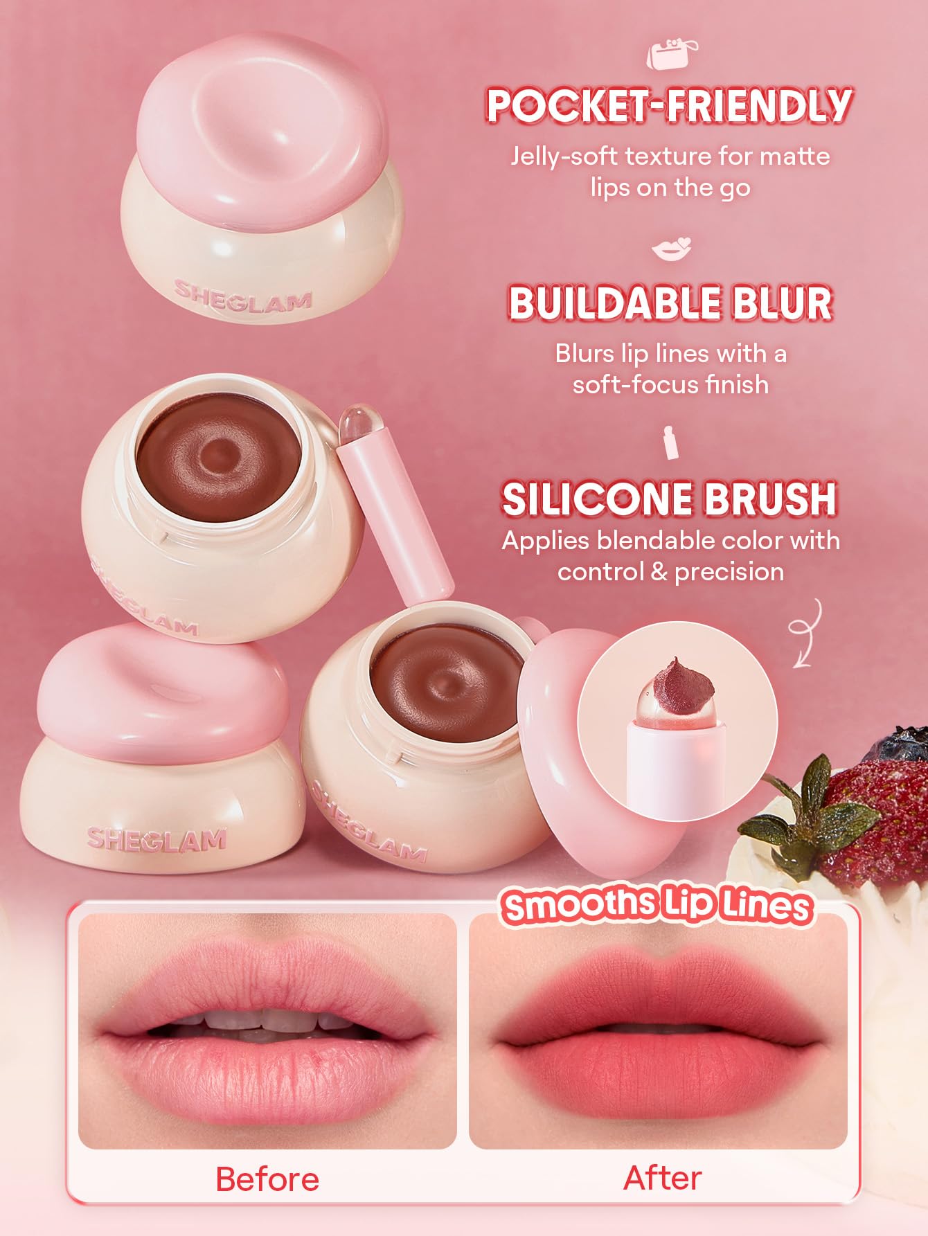 Amazon | SHEGLAM (シーグラム)Hydra Jelly Pocketリップペースト