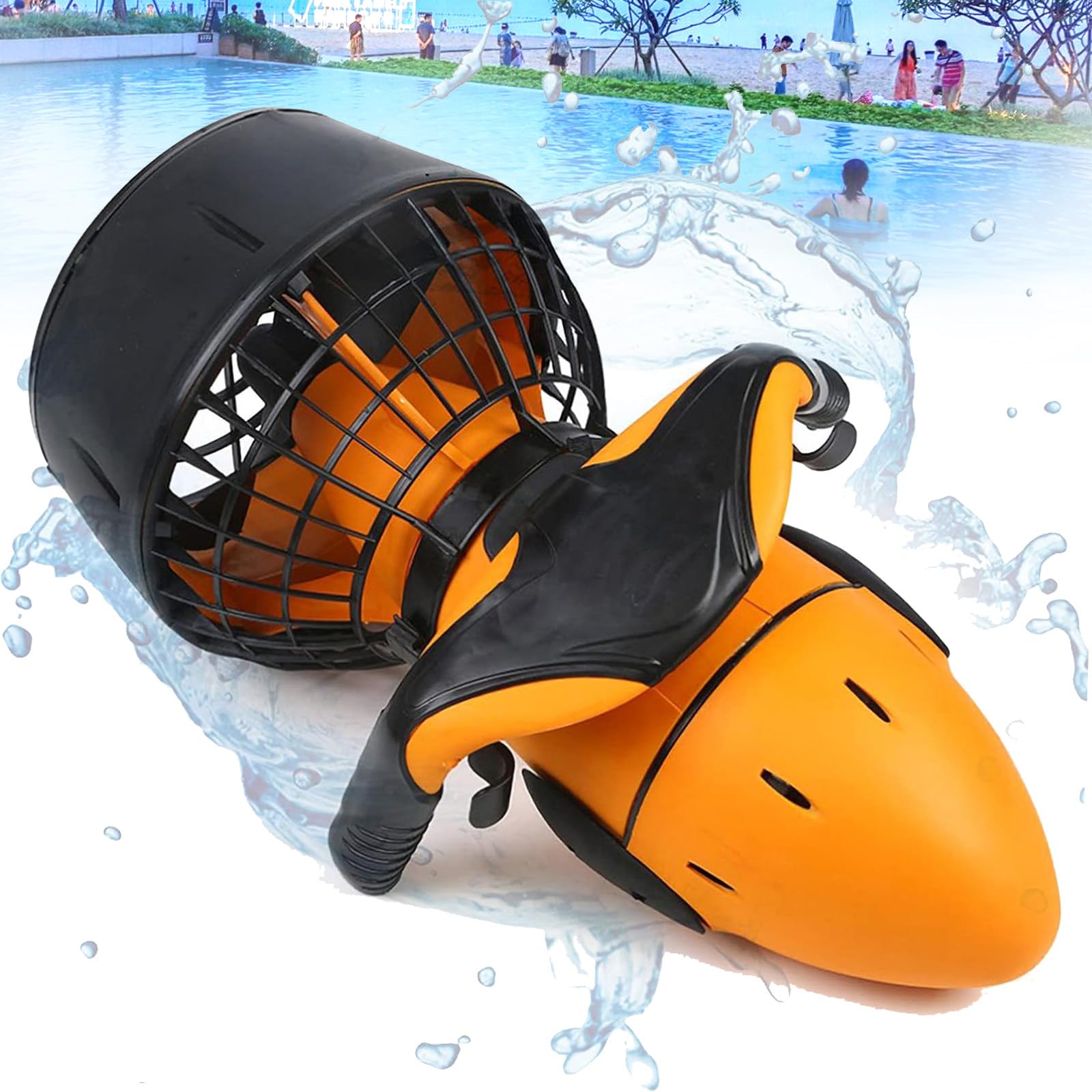 Scooter subacqueo,Booster per Immersioni,Booster subacqueo da 300 W/500 W,Elica ad Acqua a Doppia velocità,per Piscine per Sport Acquatici,Immersioni,Snorkeling e Avventure Marine,300W
