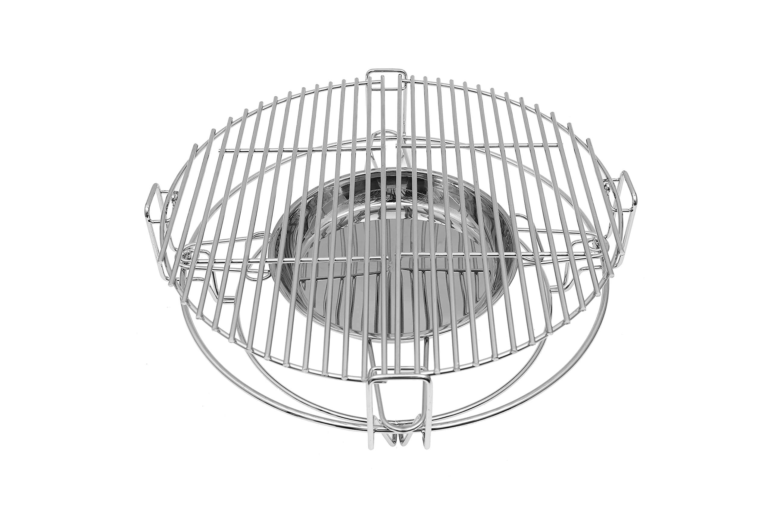 WELL GRILL 18inch Round Cooking System Grid Grates Set, Stainless Steel