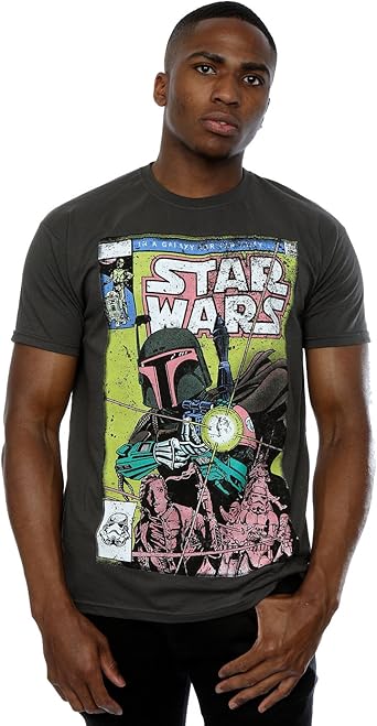 Star Wars Men's Boba Fett Comic T-Shirt 