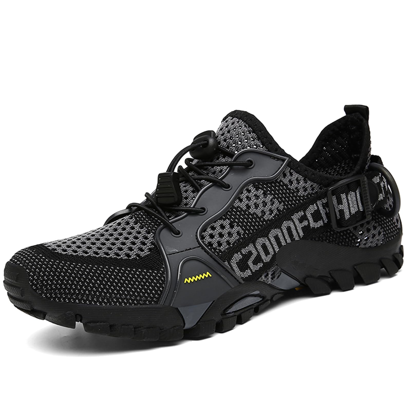 Cliont Scarpe da Immersione Uomo Donna Surf Spiaggia Sport Acquatico Scarpe Traspirante Antiscivolo