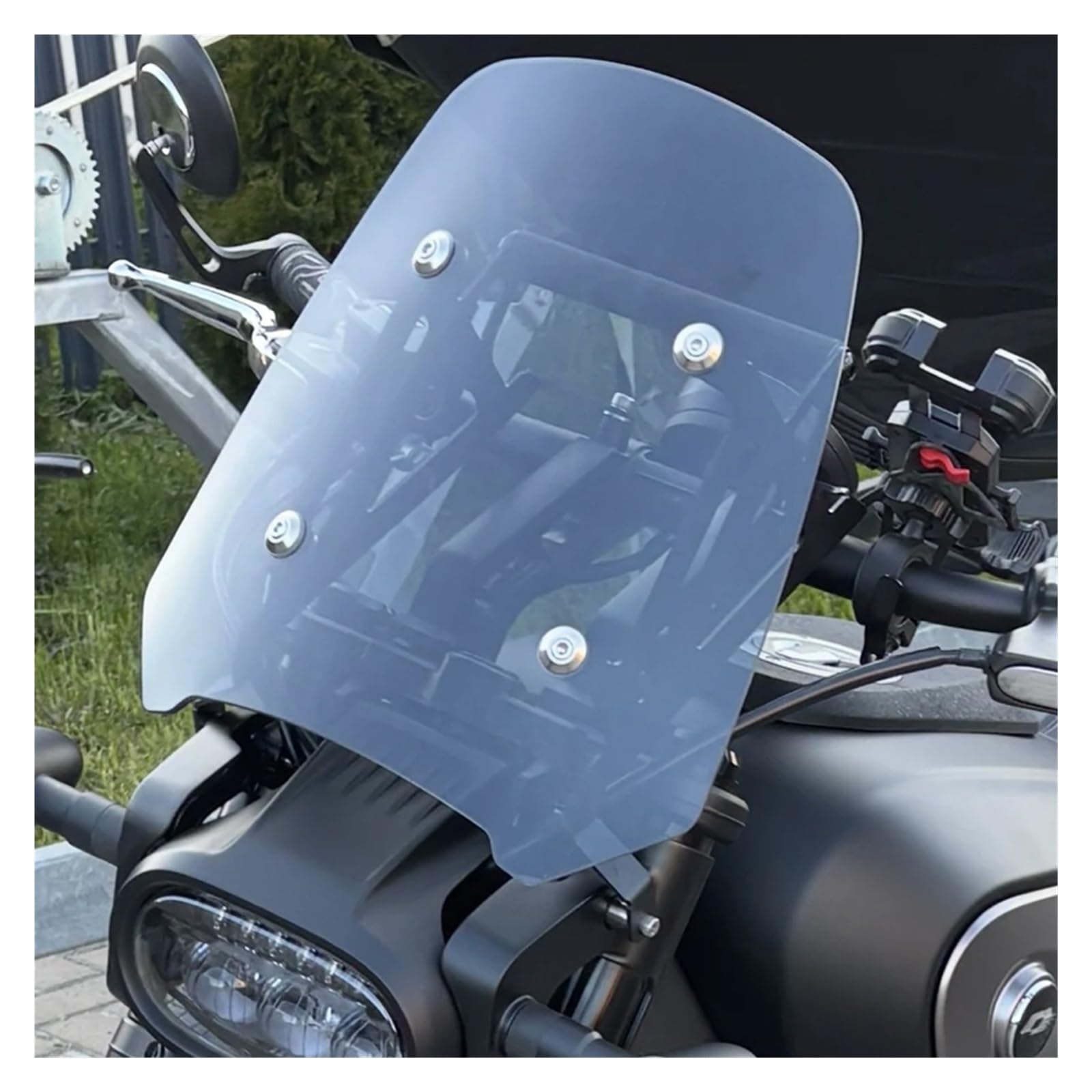 Carena deflettori moto Parabrezza Per QJMOTO SRV600 QJ MOTOR SRV 600 V, Per SRV600V Parabrezza Accessori Moto Deflettore Carenatura Visiera In Vetro