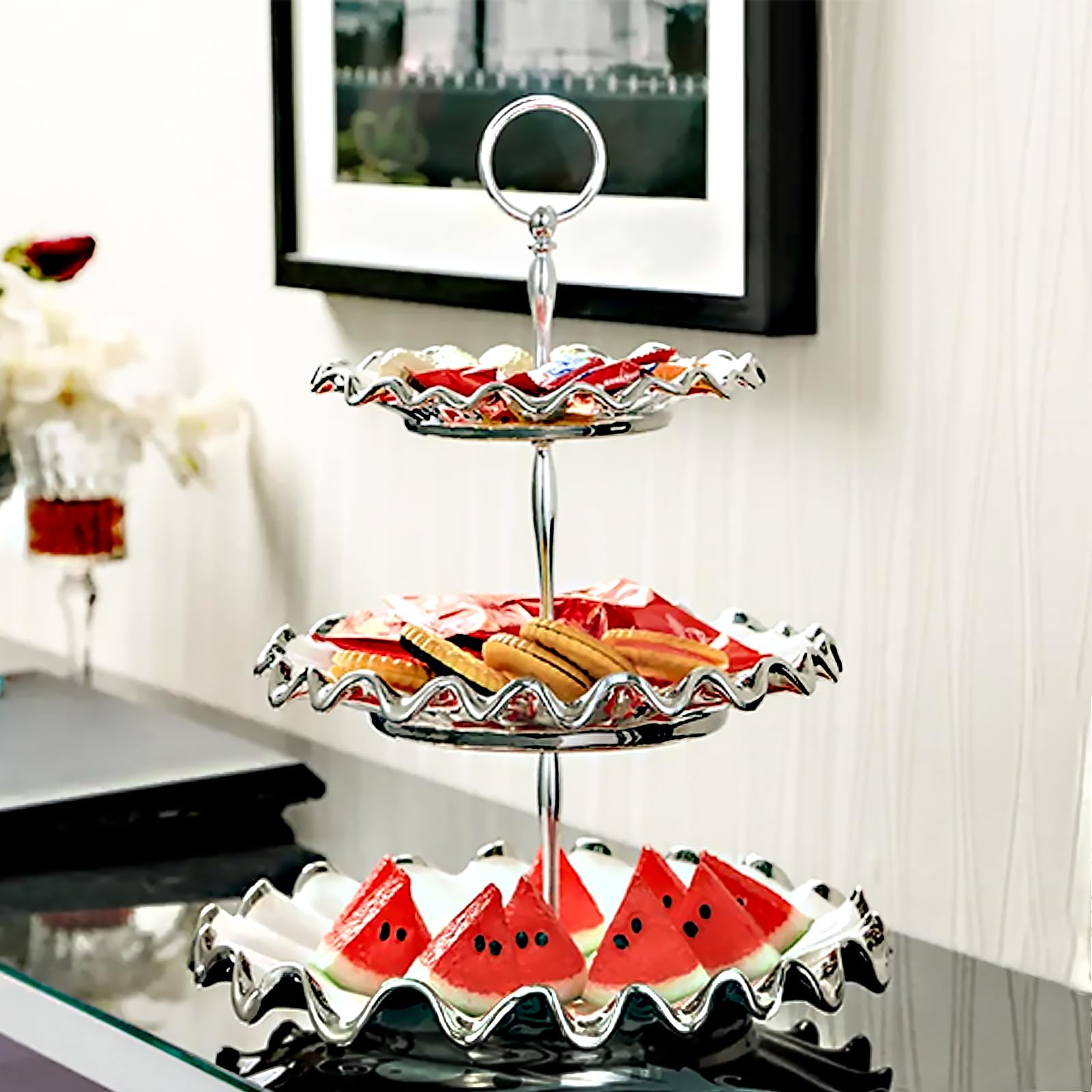 Set 6 Anelli Cottura OnePine In Acciaio Inox - Forma Di Fiore Per Dessert E Mousse - Foto 9