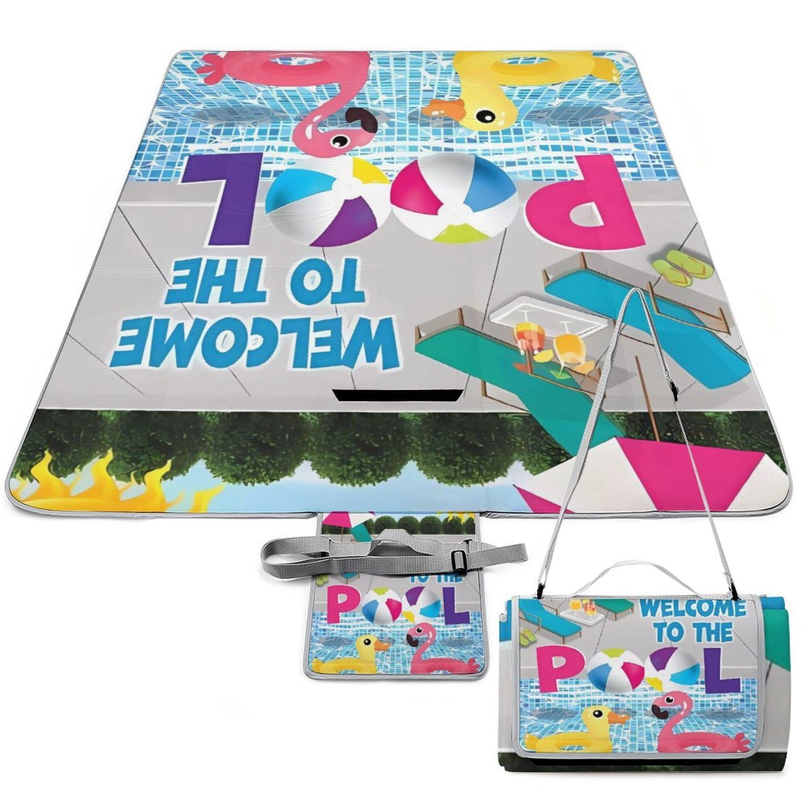 Tapis de pique-nique imperméable et résistant à la chaleur pour camping sauvage