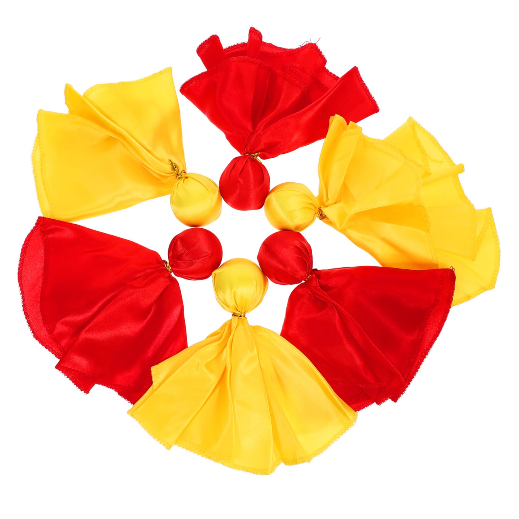 GOOHOCHY 6pcs Soccer Rugby Penalty Flags Football Game Accessory Sports Flags Tossing Referee Props