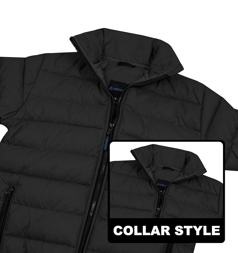 URBAN BUCK Packable Puffer Jacket Women without Hood – 32