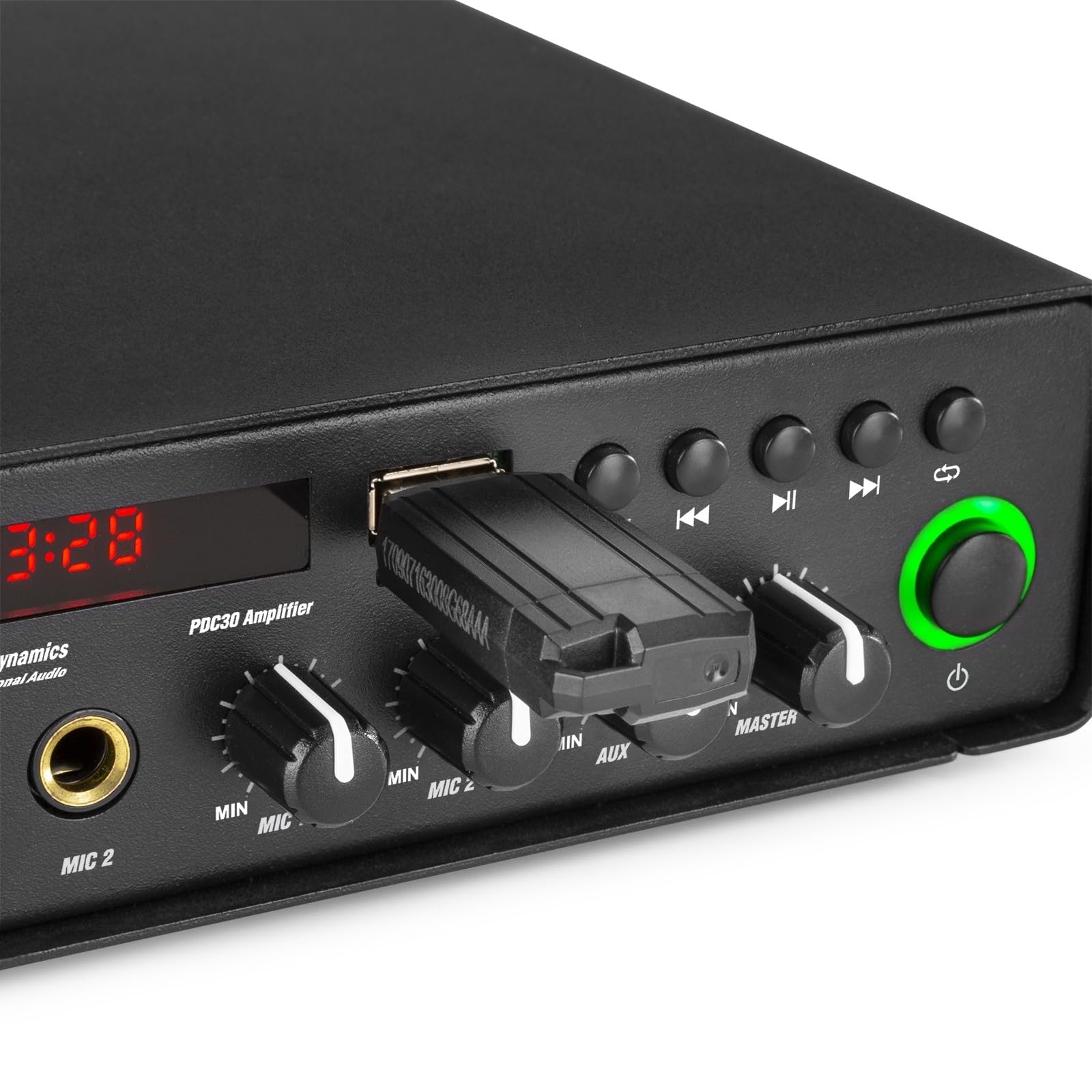 Kit Audio Megafono Filodiffusione all'Aperto 12V 220V 2 Altoparlanti Amplificatore Bluetooth per Esterno