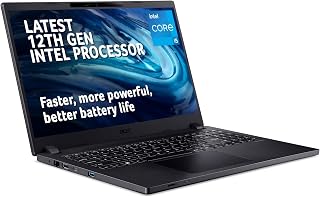 Acer TravelMate P2 TMP215-54 i5-1235U Notebook 39.6 cm (15.6") Full HD Intel® Core™ i5 8 GB DDR4-SDRAM 256 GB SSD Wi-Fi 6 (802.11ax) Windows 11 Pro Black