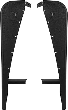 u-Box TJ Front Fender Flare Mud Guard Texture Steel for Jeep Wrangler TJ & TJ Unlimited 1997-2006