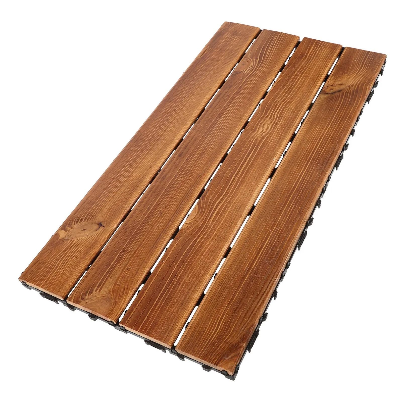 Baldosa Madera Carbonizada Fácil Instalación