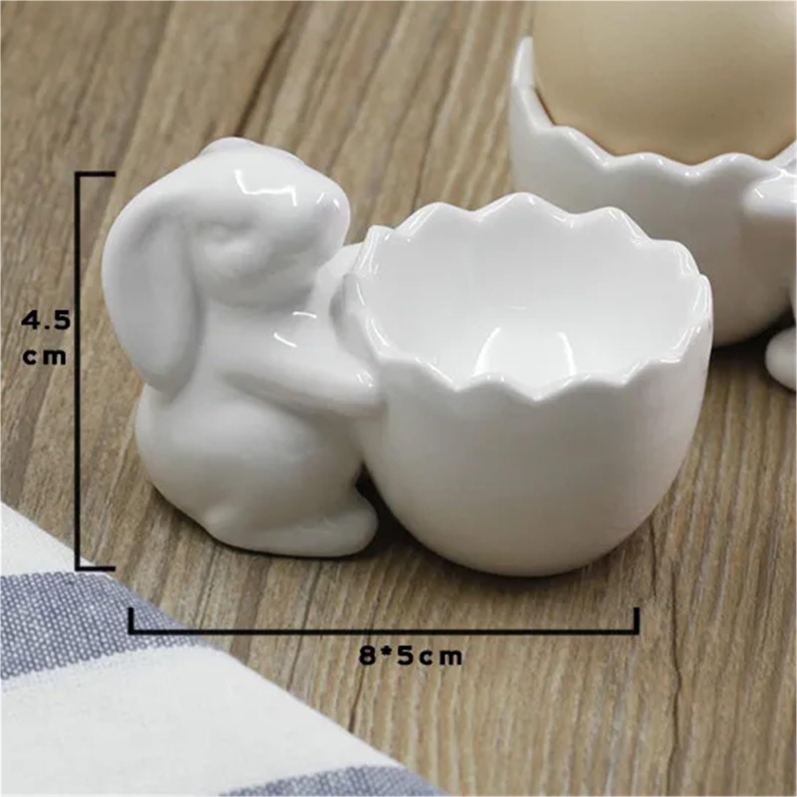 Eierbecher, 2pc Kaninchen Form Halter Ei Werkzeug Frühstück Dampf Rack Küche