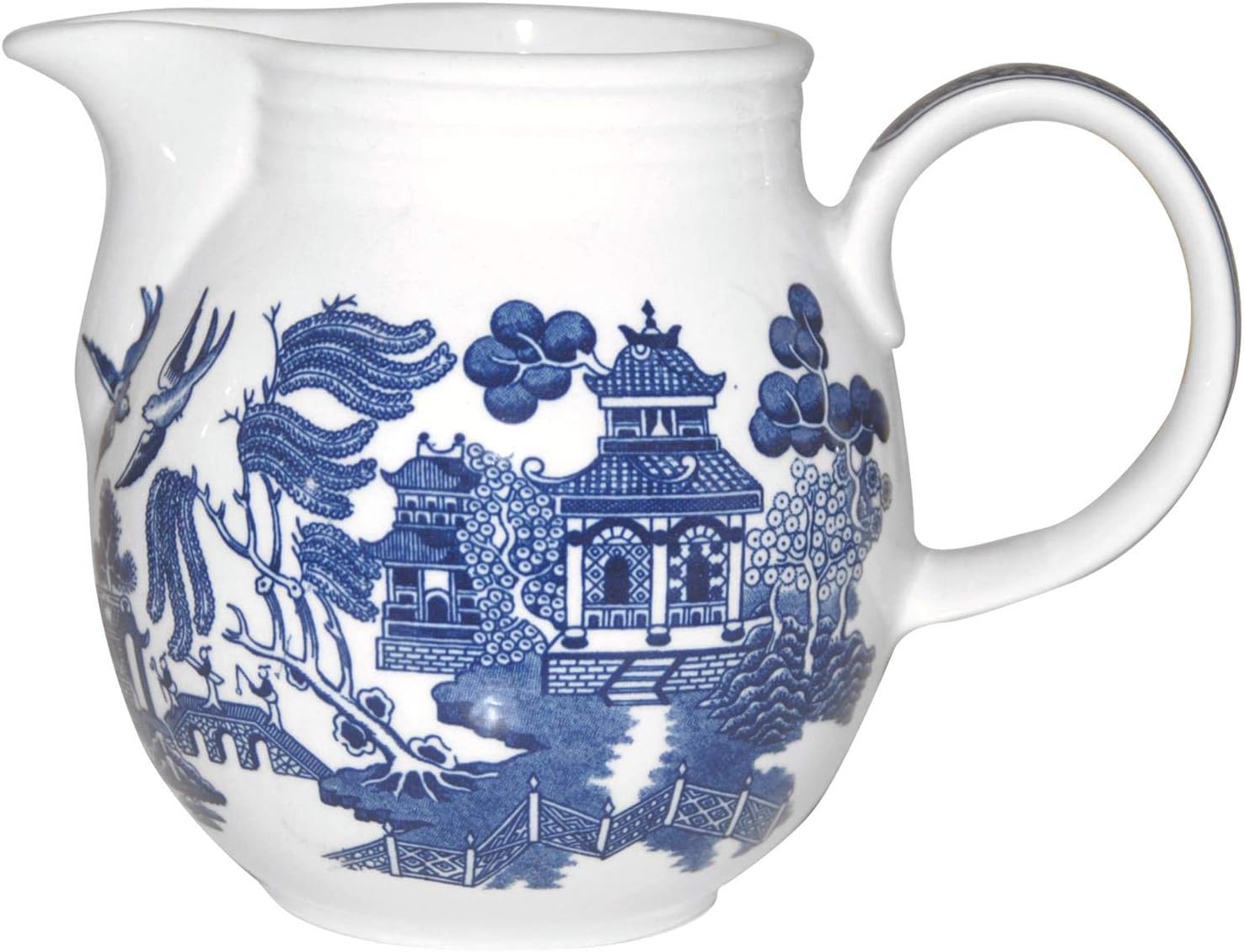 Churchill Blue Willow Milk Jug 30-ounce