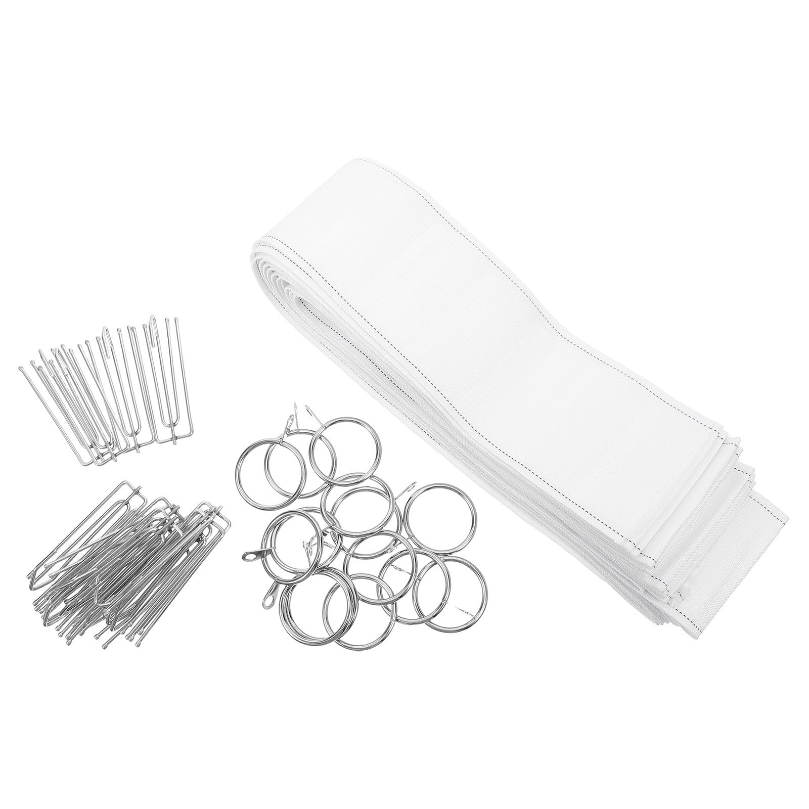 Juego de Cintas Plisadoras para Cortinas Ganchos 1 Set