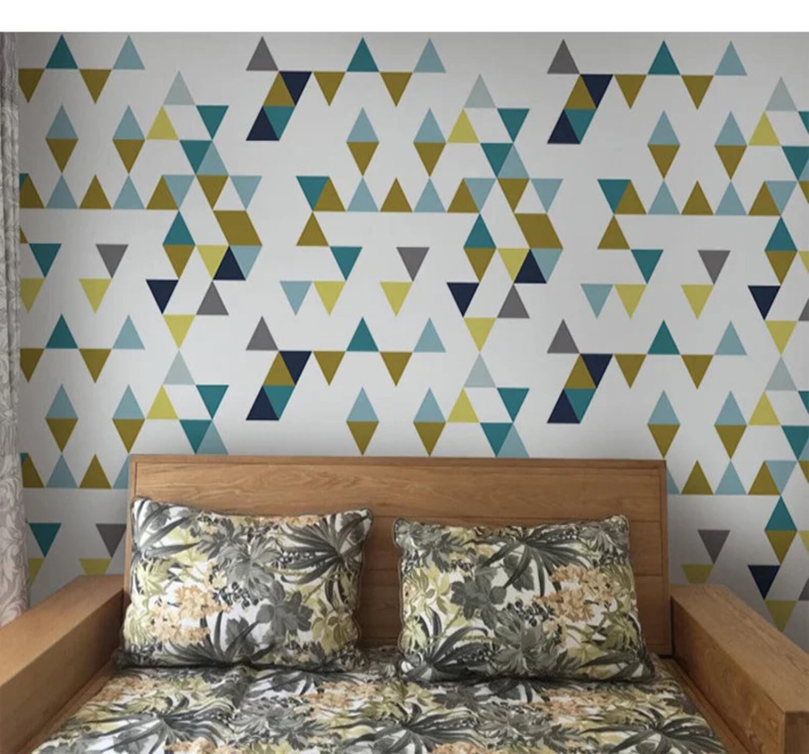 Xlming 400Cm×280Cm(B×H) Abstract Hand Drawn Geometric Patterns Art 3D Wallpaper Silky Texture Home Study Office Grey Dining Room Sofa Bedroom Living Room Tv Backdrop-400Cm×280Cm
