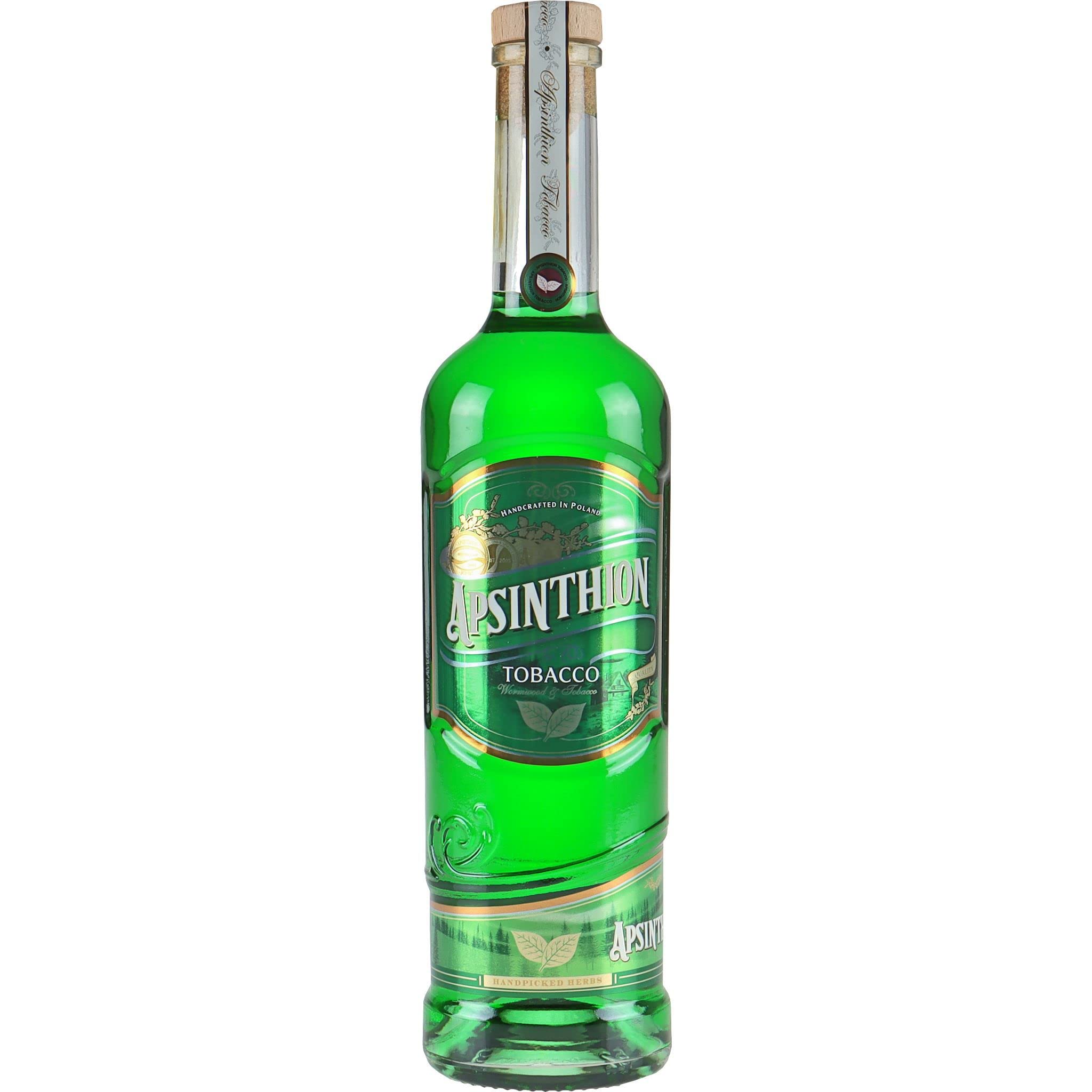 Absynt Apsinthion De Luxe Tobacco (Apsinth) 0,5L | Absinthe, Absinth |500 ml | 55% Alkohol | Mundivie | Geschenkidee | 18+
