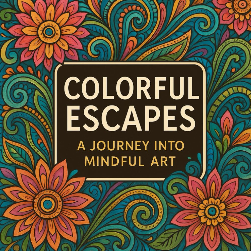 COLORFUL ESCAPES A JOURNEY INTO MINDFUL ART.