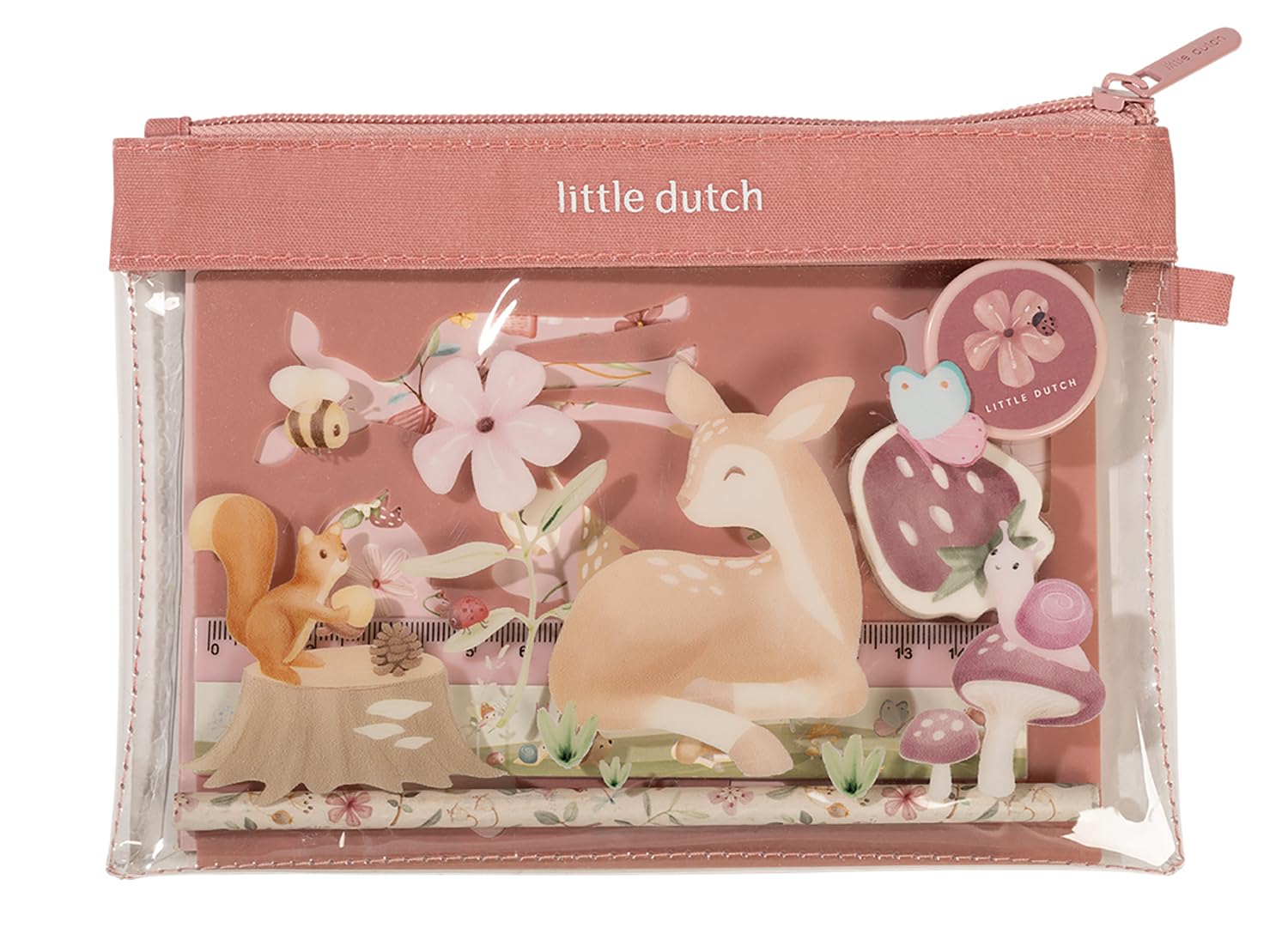 Little Dutch 126091 Set d'écriture – Fairy Garden rose