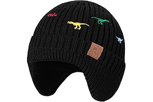 Baby Boy Toddler Dinosaur Earflap Beanie Hat