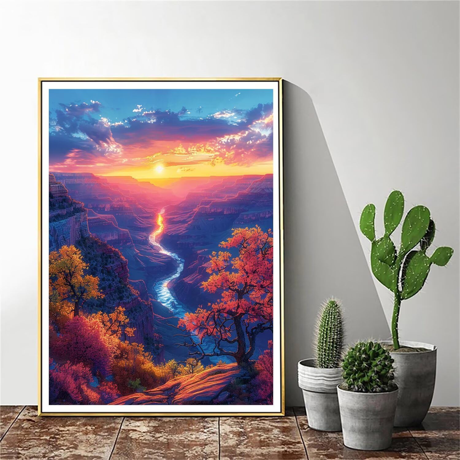 Pintar por Numeros Adultos pintar por numeros niños manualidades niños 10 años, DIY Pintar por Números de Pincel y Pintura acrílica Decoraciones para el Hogar Manualidades, sin Marco 60x80cm C-150