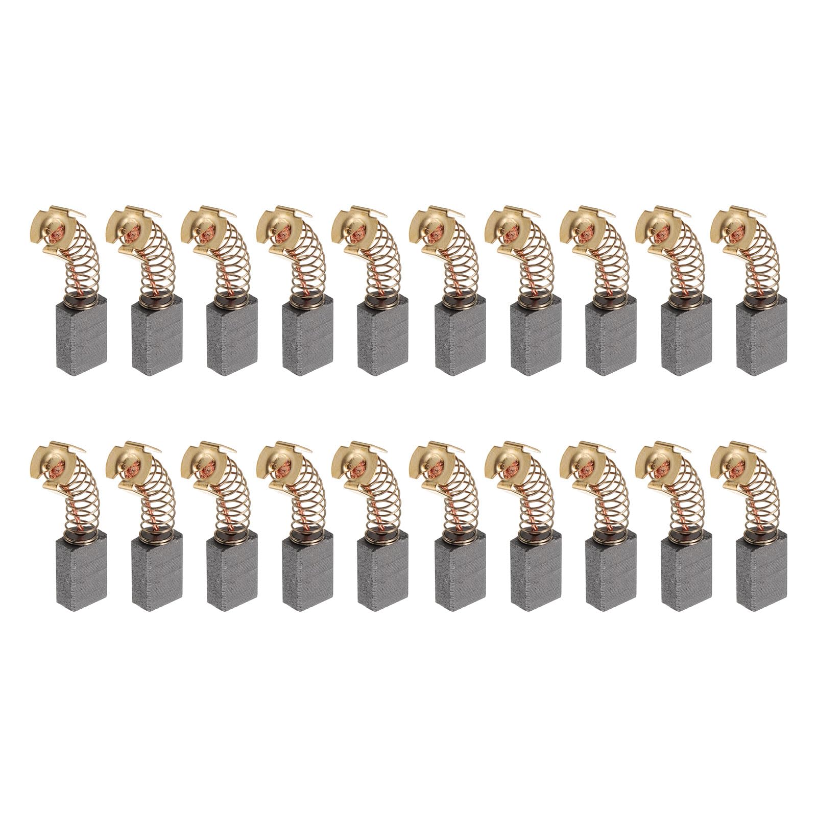 HARFINGTON 20pcs Carbon Brush 16mm x 10mm x 6mm Grinder Brush 103# Electric Motor Replacement Part Angle Grinder Cutting Machine Polisher Brushes for
