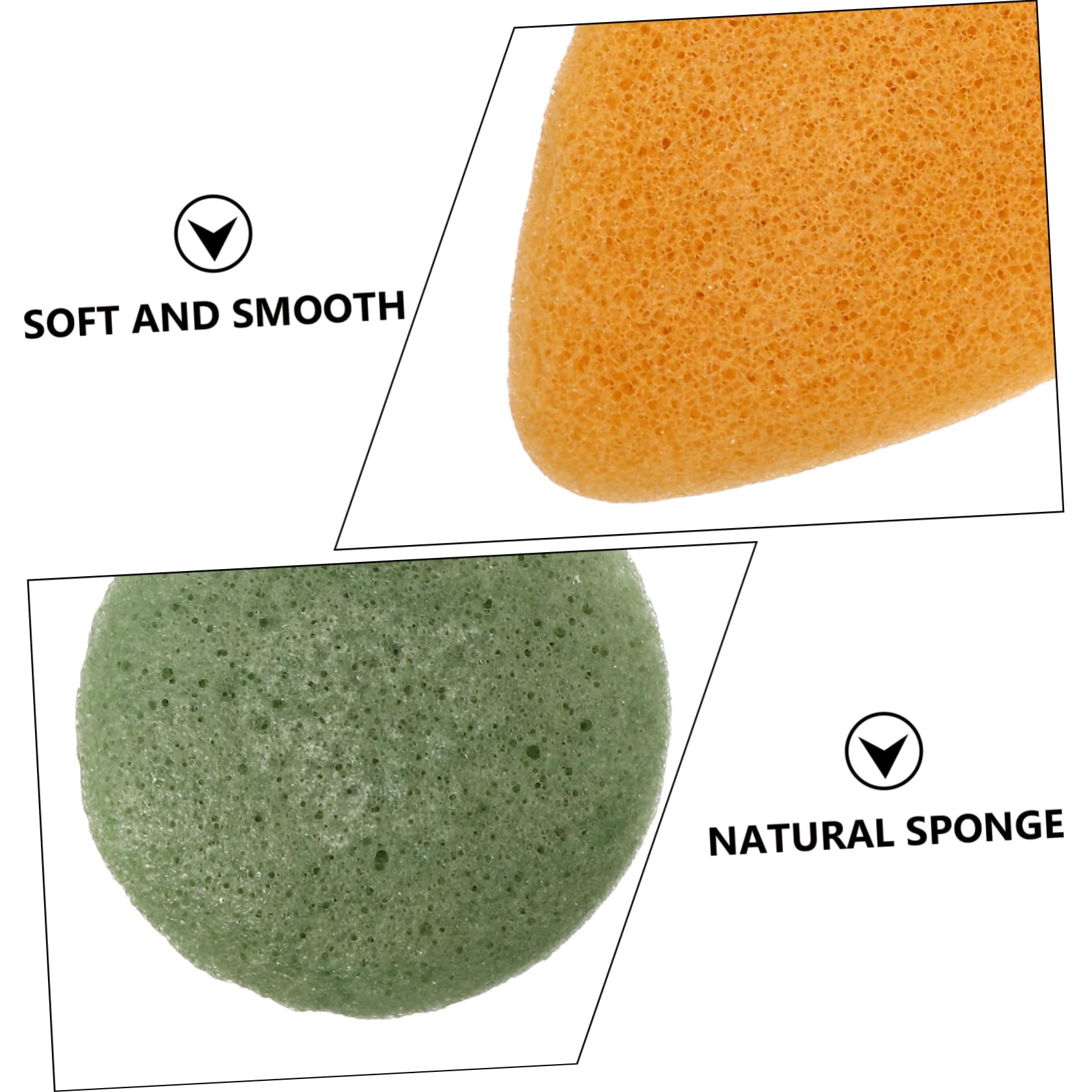 Housoutil 16pezzi Spugne Per Spugnette Esfolianti Per e Rimozione Makeup Texture Morbida Colori Random Riutilizzabili e Facili Usare