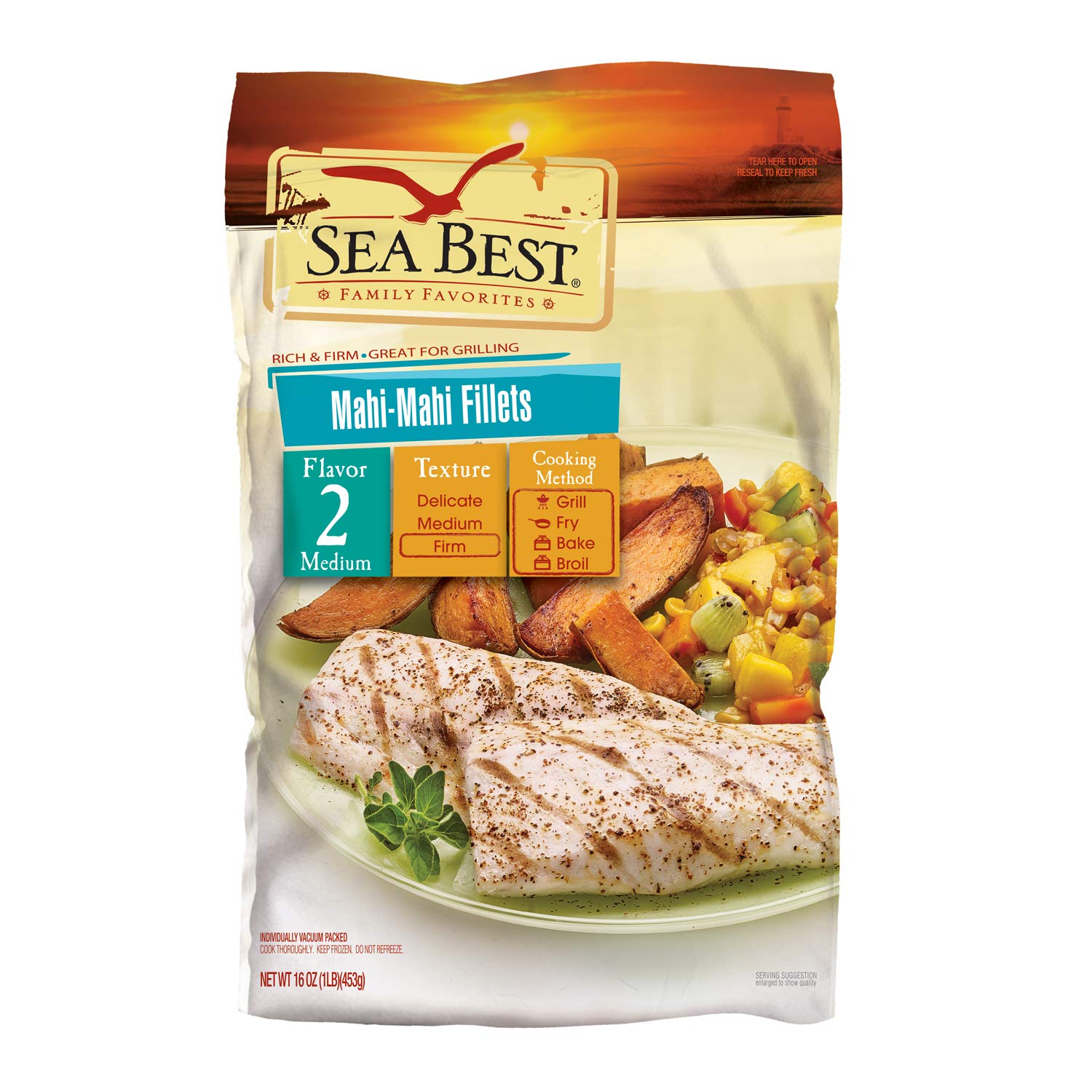 Sea Best All Natural Mahi Mahi Fillets, 16 Ounce