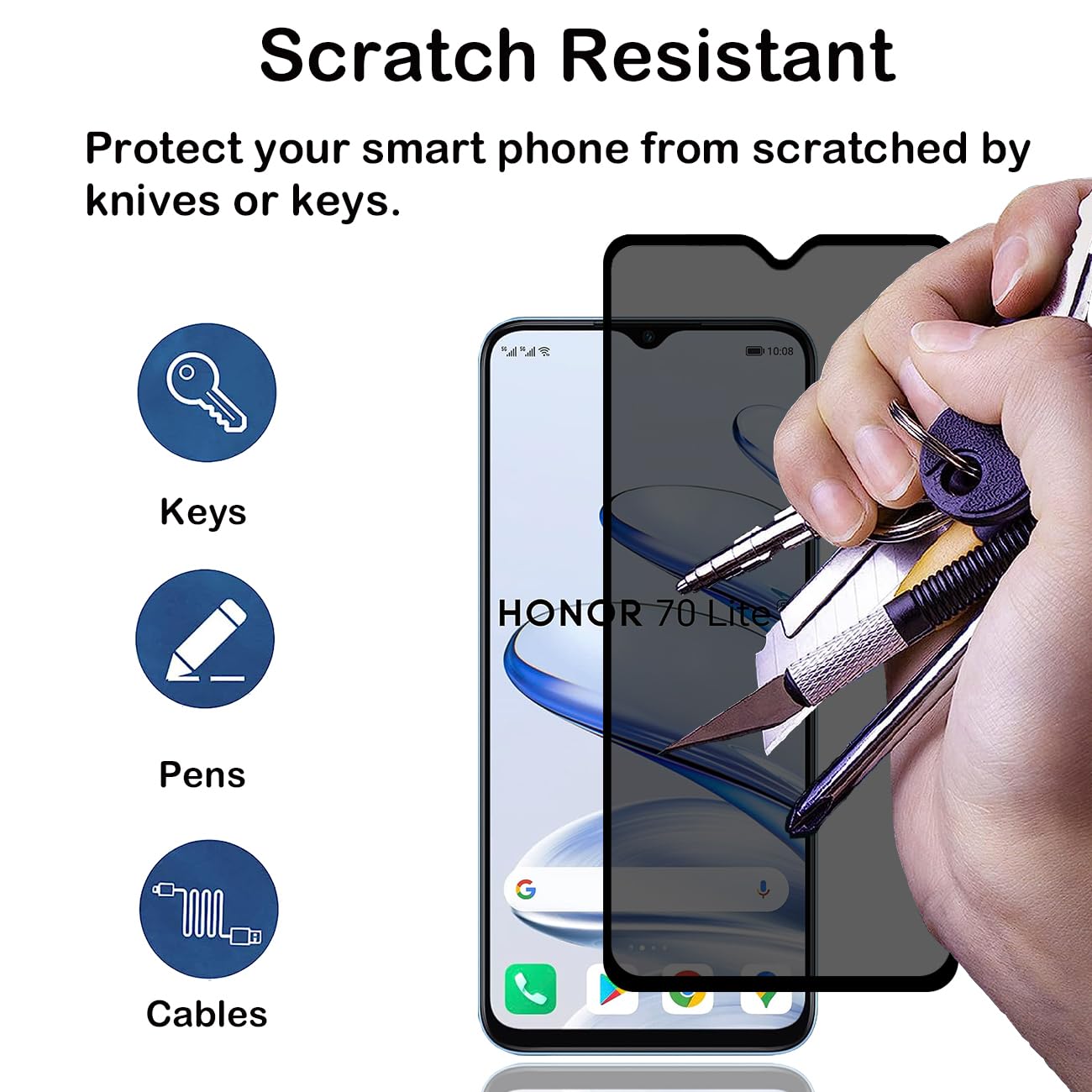 Didisky Pellicola Protettiva in Vetro Temperato per Honor 9 Lite, [3