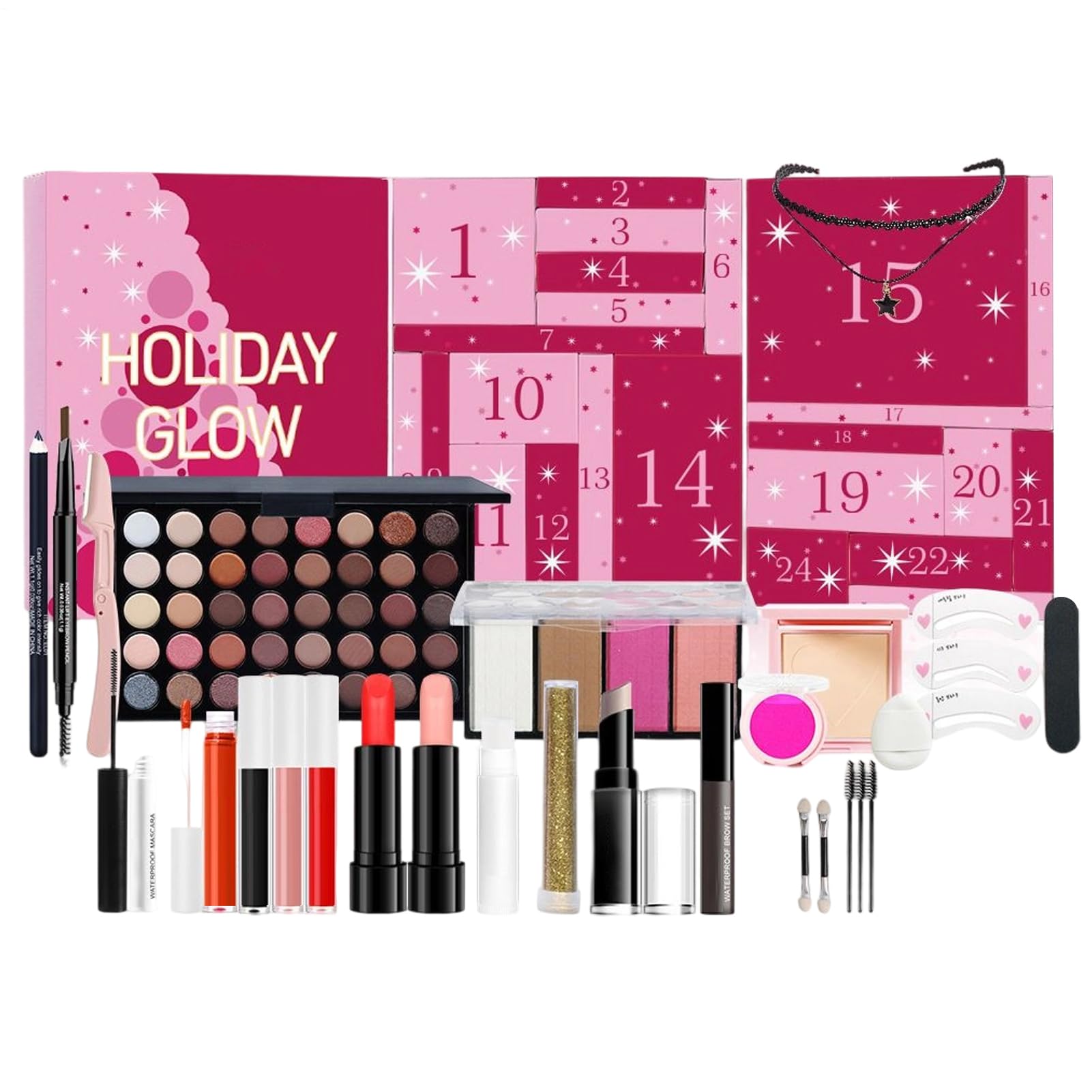 Calendario 'Avvento Trucco Natalizio Set Cosmetico Avvento