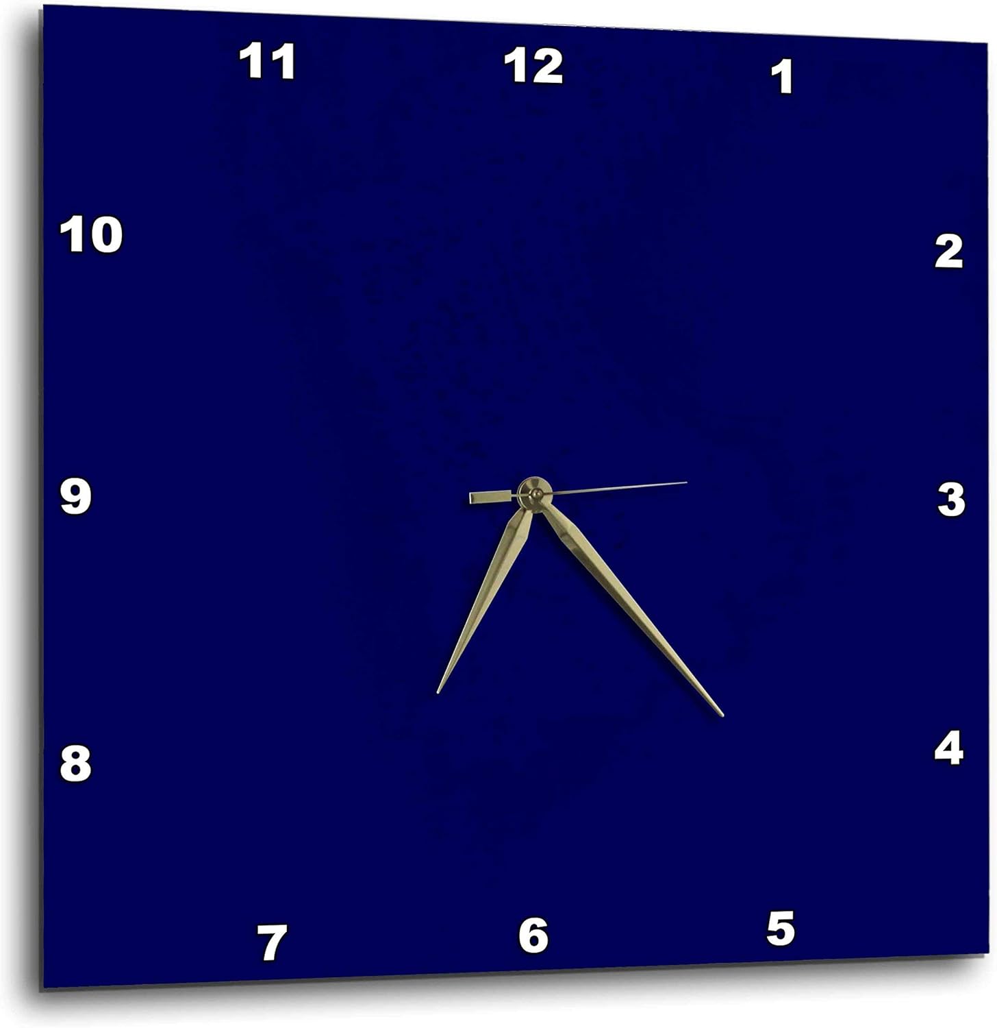 3dRose dpp_30649_3 Navy Blue-Wall Clock, 15 by 15-Inch