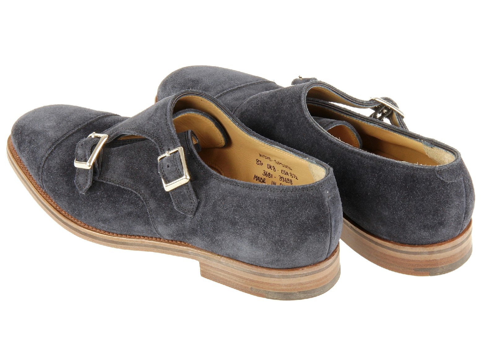 Alfred Sargent for J Crew Double Monk Strap Shoes Alfred Sargent J.Crew 8 Mens Double Monk Strap Formal Shoes  main image 2