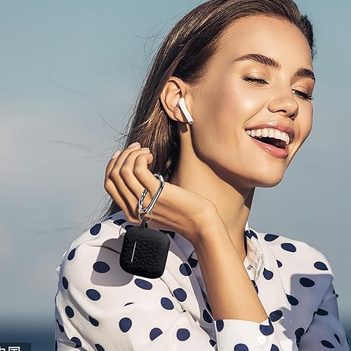 Vista 240 de Funda para Airpods de 2ª y 1ª, silicona suave, leopardo, compatible con Apple AirPods de 2ª/1ª generación de carga con llavero, a prueba de golpes