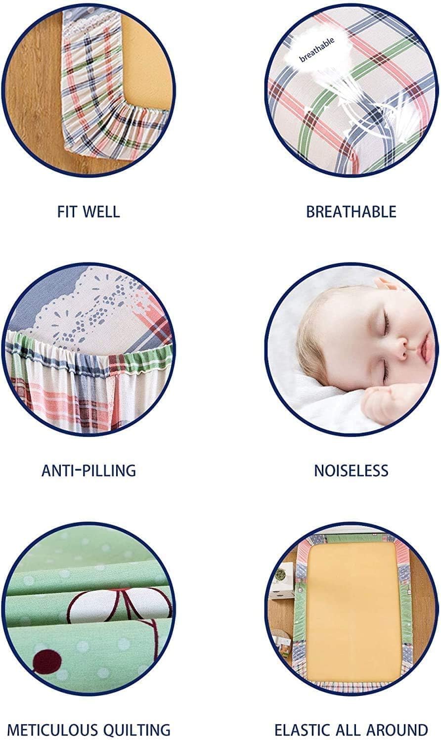 Erosebridal Mandala Bohemian Bedding Set Boho Chic Floral Fitted Sheet Chakra Sheet Set Yoga Hippie Room Decor Bed Cover with Deep Pocket (1 Fitted Sheet with 2 Pillow Cases),Queen Size