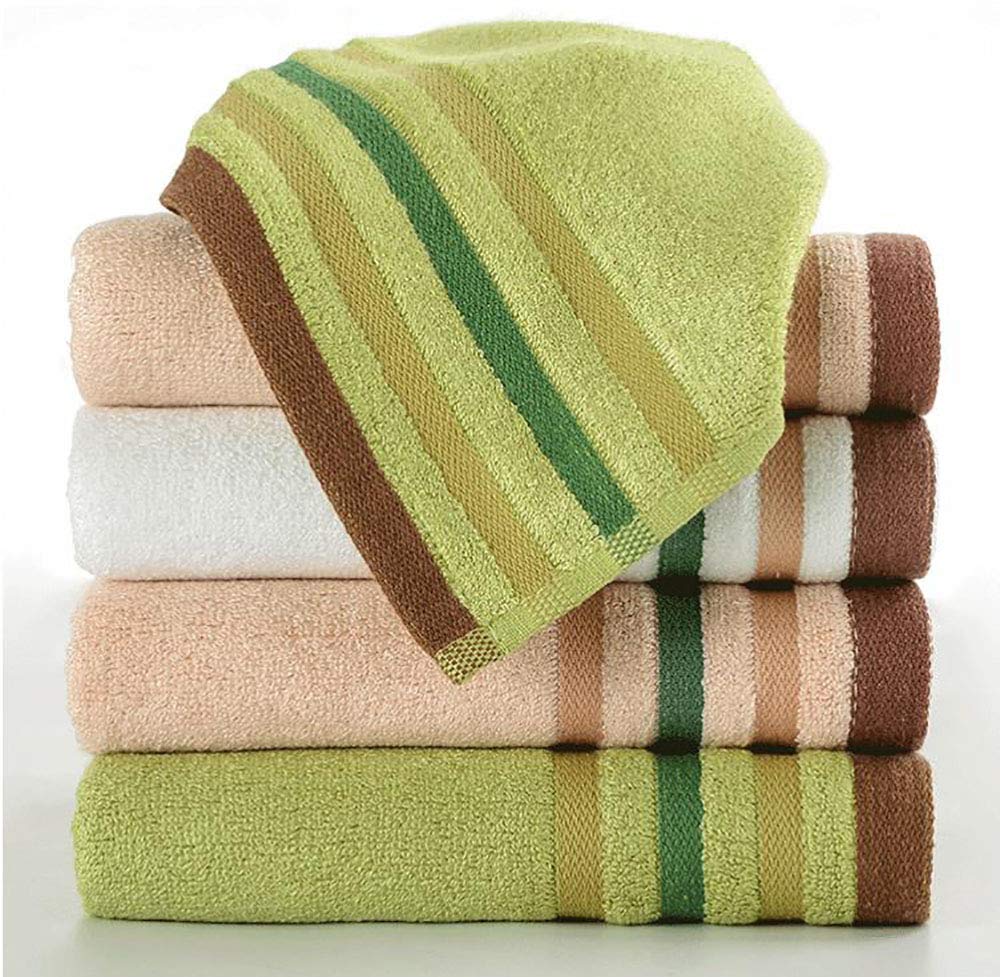 YZM Lot de 4 serviettes absorbantes en fibre de bambou pour le visage et le visage